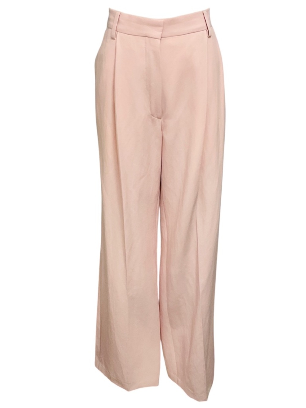 DRIES VAN NOTEN LIGHT PINK WOOL PANTS / TROUSERS